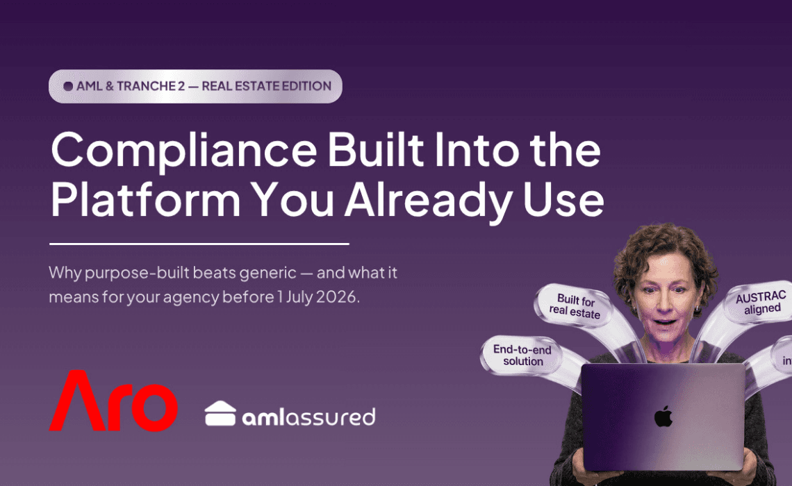 Aro x AML Assured: AML Compliance Integrated With Your Real Estate CRM
