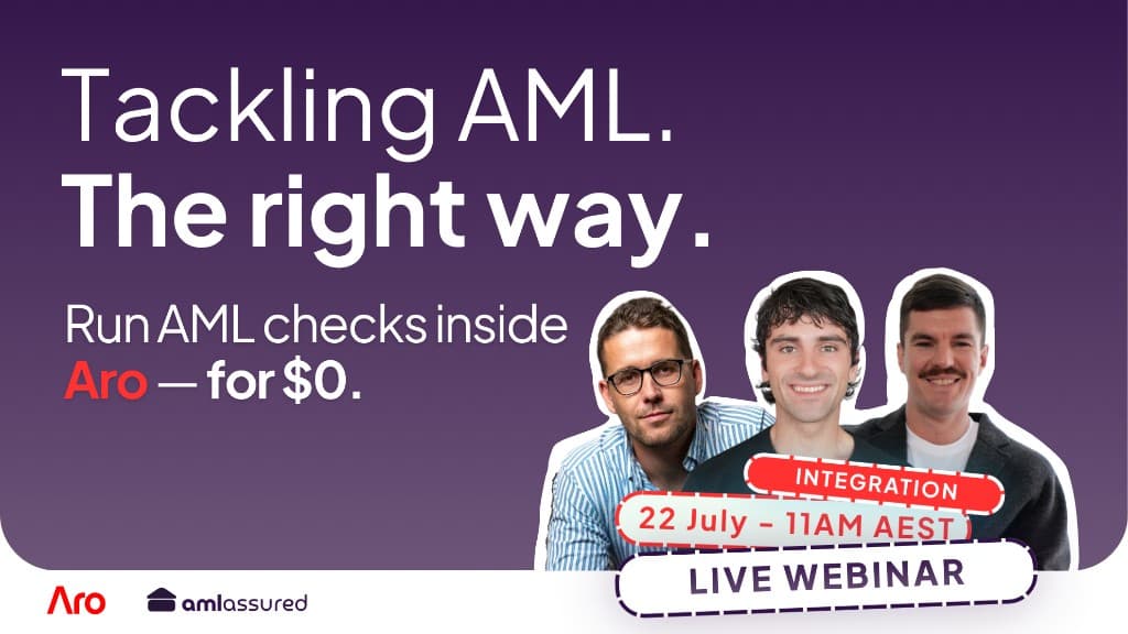 AML Assured and Aro webinar — Tackling AML the right way — 22 July 2026