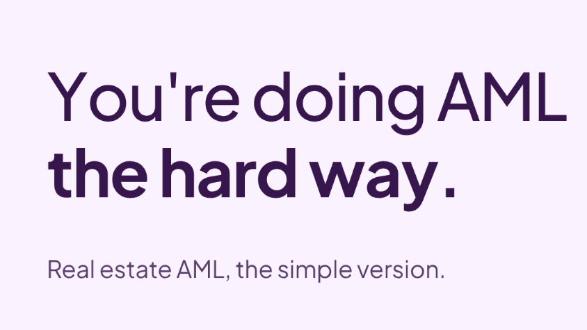 Doing AML the Hard Way — Most agencies have never compared what they're doing for AML against anything. This is the comparison. — 10 November 2026